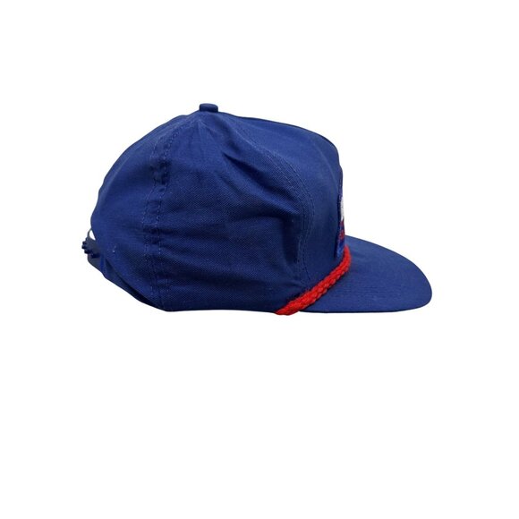 Vintage 1989 USA MADE Goodwrench NASCAR Patch Trucker Hat Snapback Cap Blue Vtg. - Picture 9 of 9